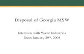 Waste and Landfills in Georgia