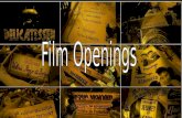 Film openings, the right one