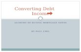 Converting debt to income