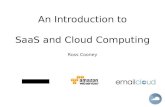 short introduction to cloud computing, SaaS, PaaS and IaaS.