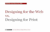 Web vs. Print