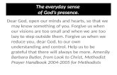 Everyday presence of god