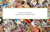 Music magazine codes and conventions