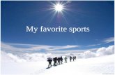 My favorite sport