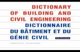 Dictionaire génie civil francais anglais
