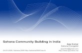 Sahana Community Building in India