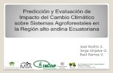 Impacto del cambio climatico en sistemas agroforestales jose riofrio