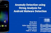 Anomaly Detection using String Analysis for Android Malware Detection - CISIS 2013