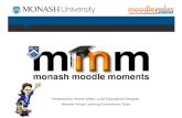 Moodleposium Monash Moodle Moments