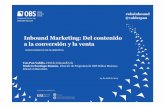 Webconference: Inbound Marketing, de los contenidos a la conversión y la venta