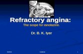 Anginal pectoris refractory to standard medical therapy i