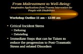 From Maltreatment To Well Being 2nd