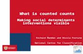 Richard Madden & Nicola Fortune, USYD: What is Counted Counts – Making Social Determinants   Interventions Visible