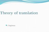 Theory of translation