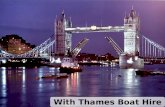 Boat hire in london