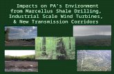 PA Forest Fragmentation from Marcellus Shale, Wind Turbines & Transmission Lines