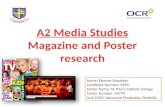 Magazine and Poster Research