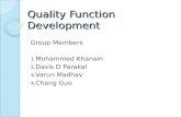Quality function development