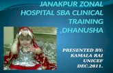 SBA Training site Established in Janakpur