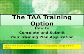 The TAA Training Packet