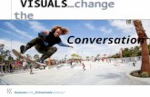 Visuals Change the Conversation