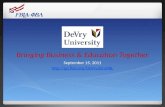 DeVry PBL presentation
