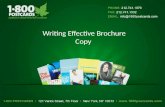 How To Write Effective Brochure Copy