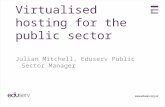 Virtualised hosting for the public sector