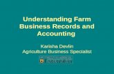 Understanding Farm Business Records and Accounting
