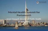 Portsmouth Mental health and wellbeing summit June 2014