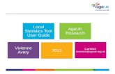 Age UK Local Statistics Tool User Guide