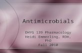 Antimicrobials - DISINFECTION AND STERILZATION