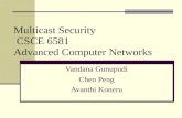 Multicast Security CSCE 6581 Advanced Computer Networks