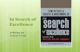 Book Review "In search of excellence"