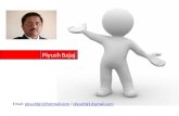 Piyush bajaj profile presentation