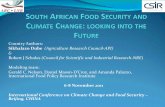 Sikhalazo Dube — South African Food Security and Climate Change