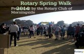 Rotary spring walk proposal 2014