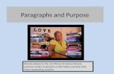 Paragraphs and Purpose