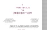Presentation on embedded system