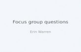 Focus group questions