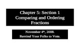 November 4th on LCM, Ordering/Comparing Fractions