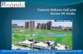 Unitech willows residential golf plots in sector 96 Noida expressway