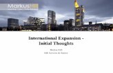 International Expansion & Market Entry Germany: Initial Thoughts & Services