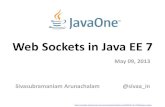 Web sockets in java EE 7 - JavaOne 2013