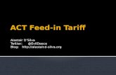 Act Feed In Tariff