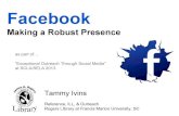 Facebook for Libraries - Making a Robust Presence.