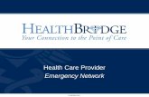 Health Care Provider/ER Network