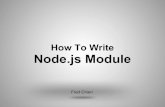 How to Write Node.js Module