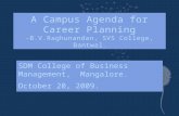 Campus Agenda For Career Planning-B.V.Rahunandan