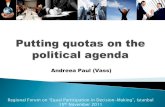 Putting Gender Quotas on the Political Agenda